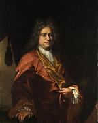 Giovanni Camillo Sagrestani Portrait of a gentleman in his housecoat oil painting reproduction